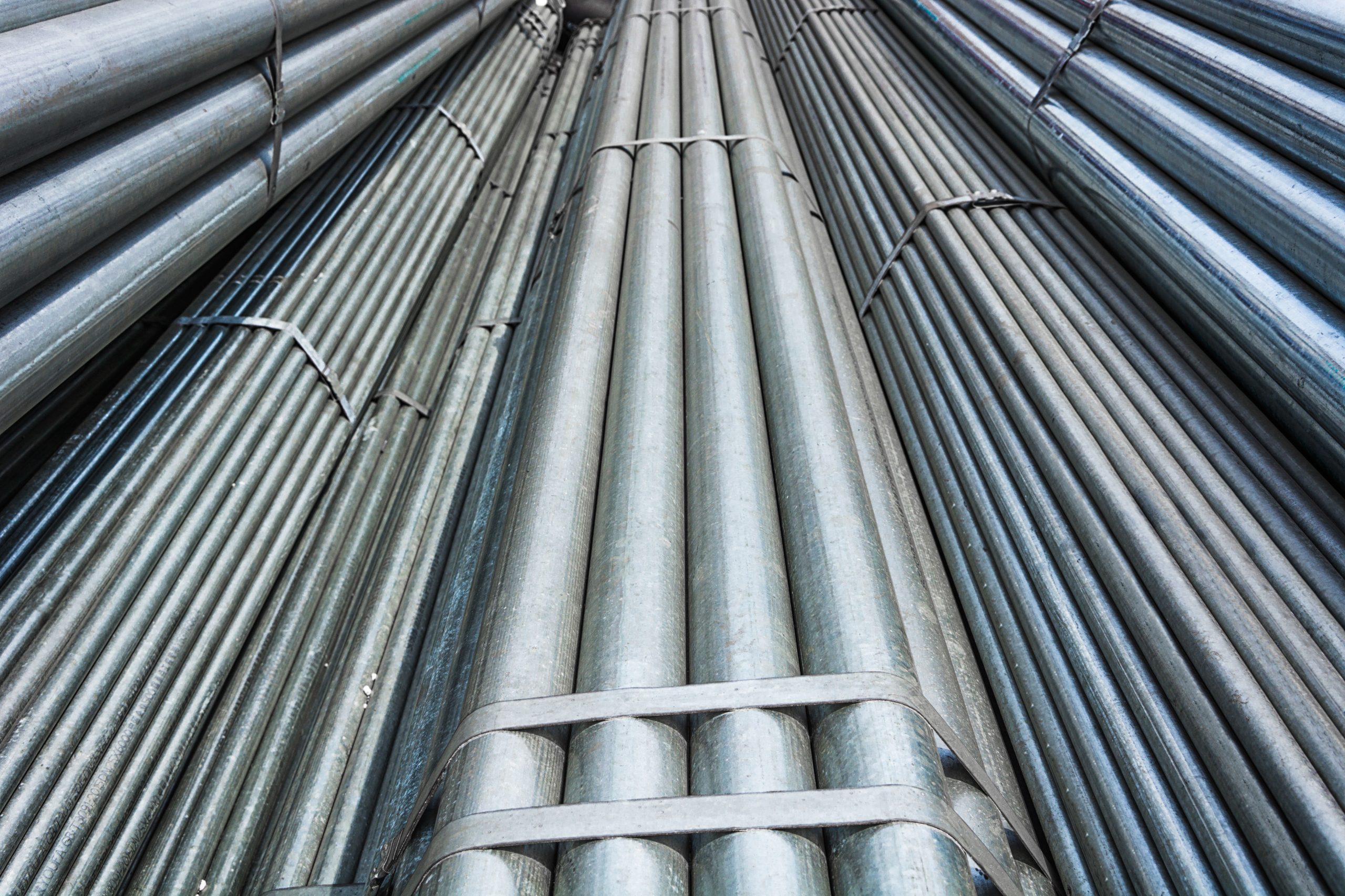 large steel factory warehouse